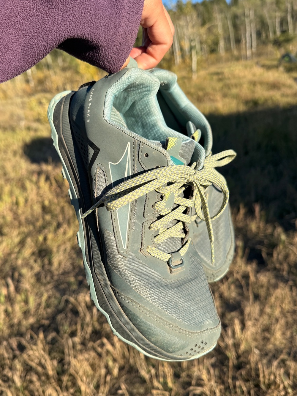 Altras Lone Peak trail running shoes